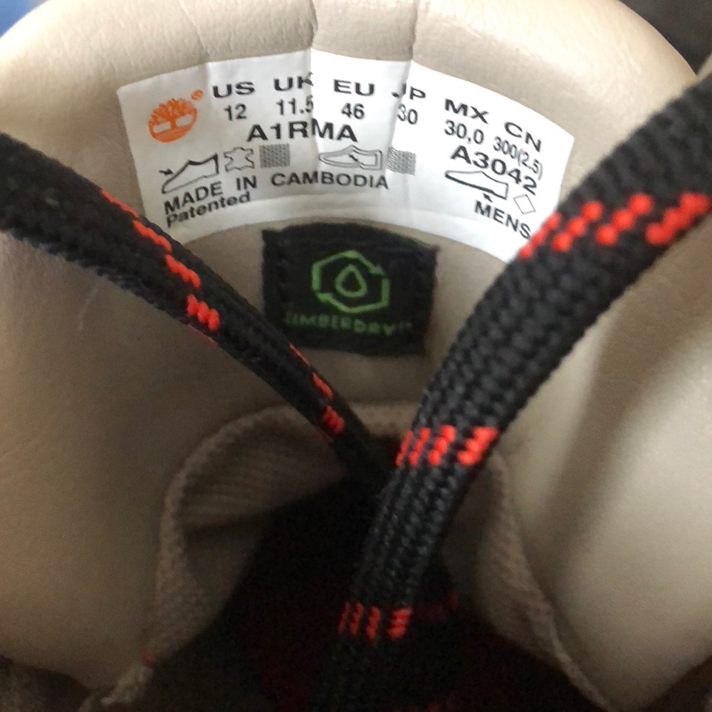 Timberland Earocore size 12